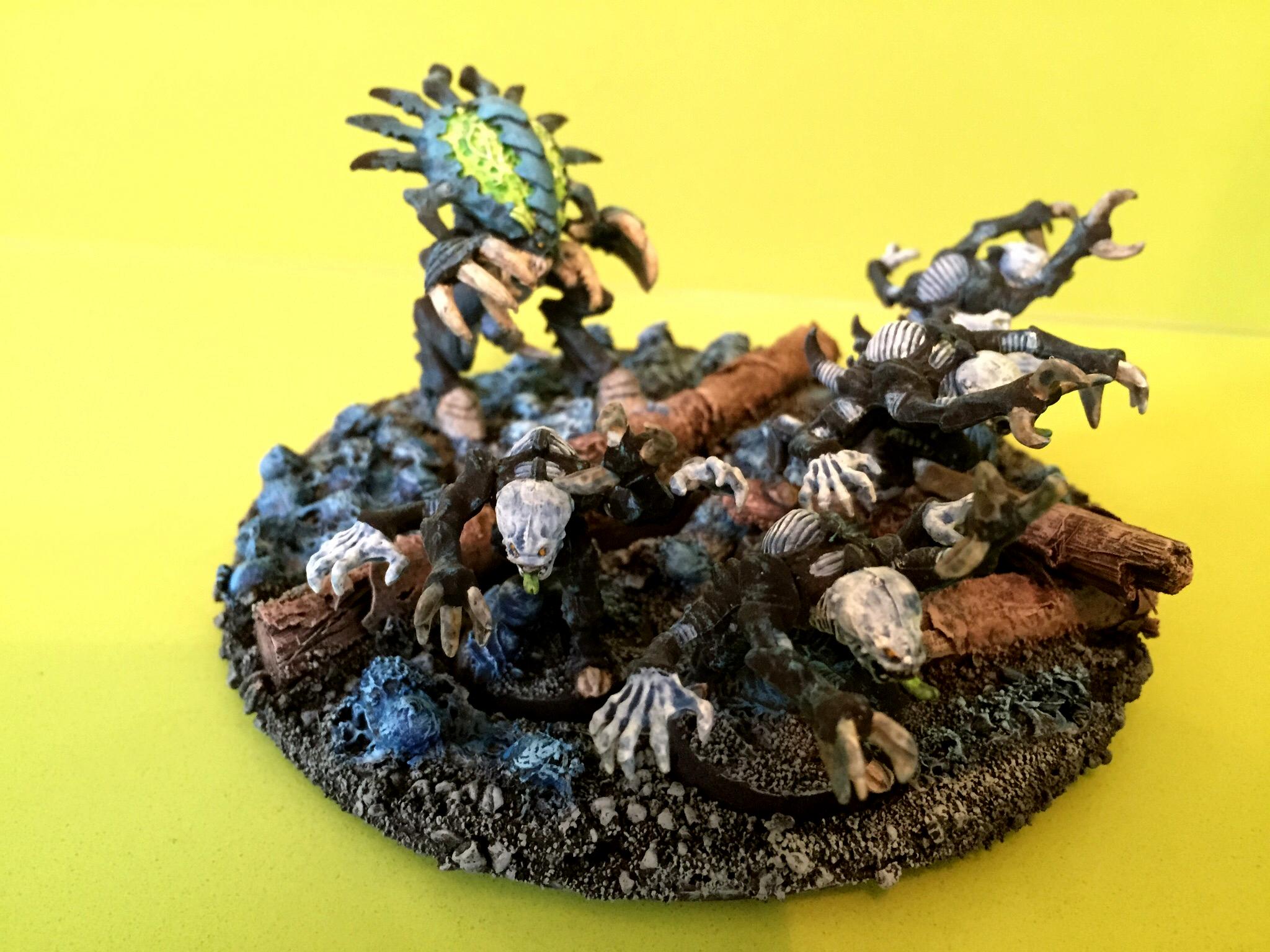 Zoanthrope genestealers 2nd edition 40k tyranids zoanthrope diorama